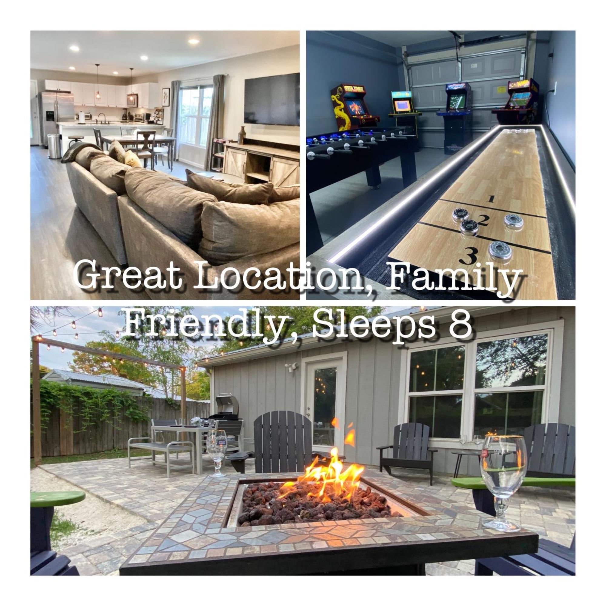 San Sebastian's Hideaway: Modern Group Getaway Near Beach and Downtown St. Augustine Exterior photo